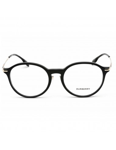 Burberry Women's Eyeglasses - Black Round Full Rim Plastic Frame | 0BE2365F 3001 basket pas cher