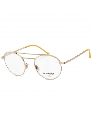 Cutler And Gross Men's Eyeglasses - Yellow/Metallic Aviator Frame | CG1269 011 Le MVP de beaucoup