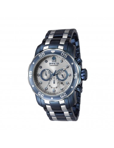 Invicta Men's Watch - Pro Diver Chronograph Light Blue and Silver Bracelet | 40921 de technologie