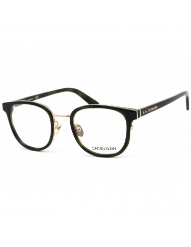 Calvin Klein Unisex Eyeglasses - Green Havana Plastic Frame Clear Lens | CK18525A 340 en linge