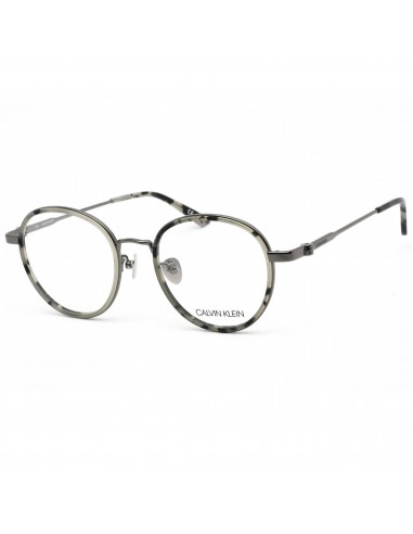 Calvin Klein Women's Eyeglasses - Smoke Tortoise Round Metal Frame | CK18110A 071 rembourrage situé sous