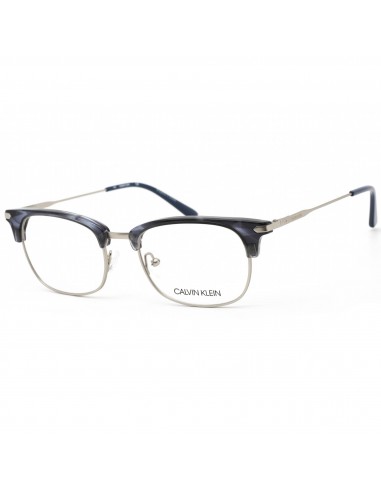 Calvin Klein Men's Eyeglasses - Blue Havana Metal Rectangular Frame | CK19105 421 online