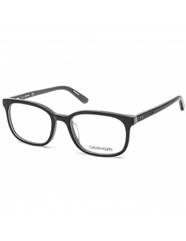 Calvin Klein Men's Eyeglasses - Black/Slate Rectangular Plastic Frame | CK19514 032 en ligne