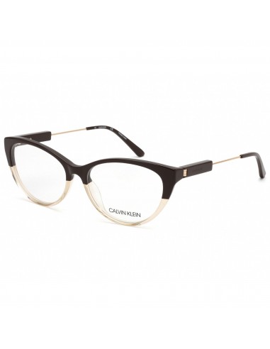 Calvin Klein Women's Eyeglasses - Brown/Crystal Beige Gradient Cat Eye | CK19706 273 le concept de la Pate a emporter 