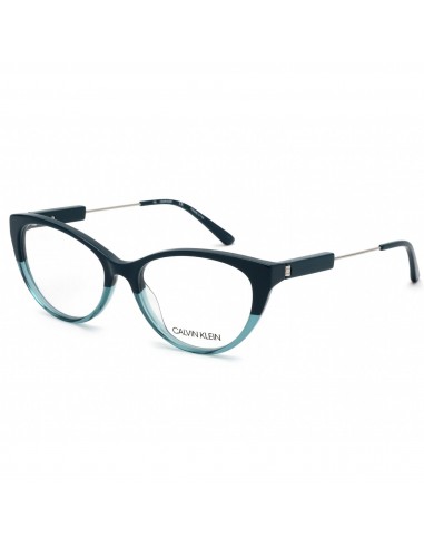 Calvin Klein Women's Eyeglasses - Teal/Crystal Teal Gradient Acetate | CK19706 440 Fin de série