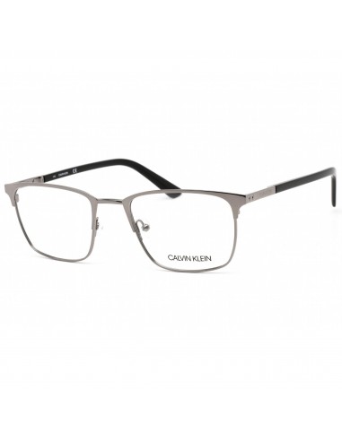 Calvin Klein Men's Eyeglasses - Shiny Gunmetal Rectangular Metal Frame | CK19311 008 votre