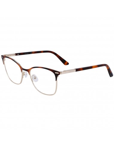 Calvin Klein Women's Eyeglasses - Brown Havana and Gold Metal Frame | CK21124 220 Jusqu'à 80% De Réduction