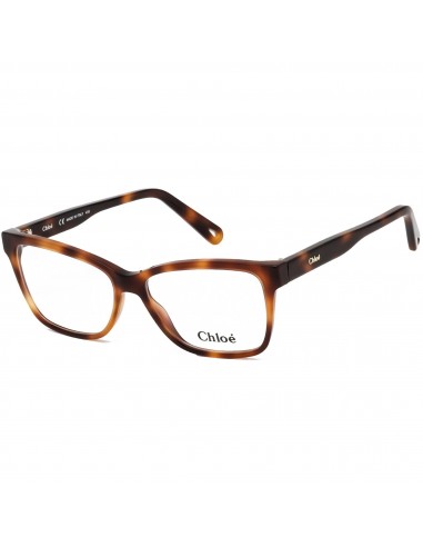 Chloe Women's Eyeglasses - Clear Lens Full Rim Havana Rectangular Frame | CE2747 218 Profitez des Offres !