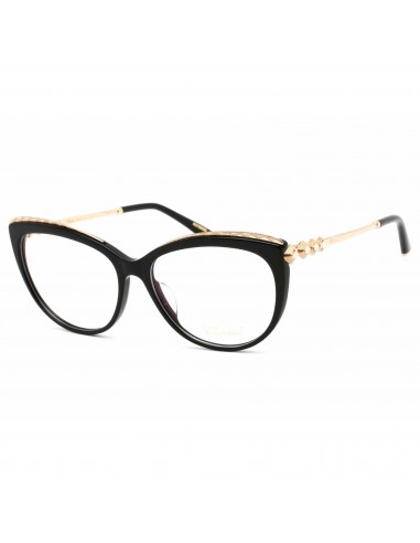 Chopard Women's Eyeglasses - Black Cat Eye Frame Clear Demo Lens | VCH276S 0700 des créatures d'habitude