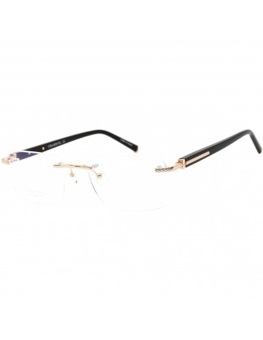 Charriol Men's Eyeglasses - Clear Lens Shiny Light Gold/Black Frame | PC75083 C01 2024