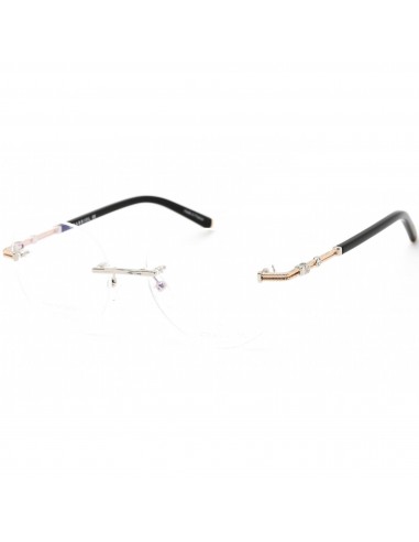 Charriol Women's Eyeglasses - Rimless Shiny Silver/Gold/Black Frame | PC71043 C02 store