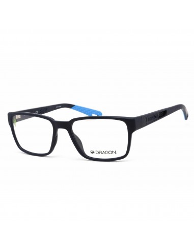 Dragon Men's Eyeglasses - Matte Navy Plastic Full Rim Frame Clear Lens | DR5003 416 la chaussure