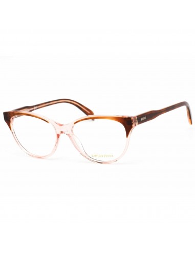 Emilio Pucci Women's Eyeglasses - Pink/Brown Full Rim Plastic Cat Eye | EP5165 074 Comparez plus de prix