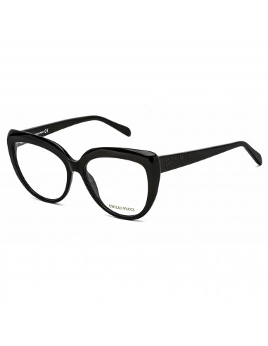 Emilio Pucci Women's Eyeglasses - Shiny Black Plastic Cat Eye Frame | EP5173 001 le concept de la Pate a emporter 