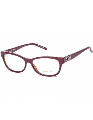 Elie Saab Women's Eyeglasses - Full Rim Opal Burgundy Plastic Frame | ES 044 0LHF 00 acheter en ligne