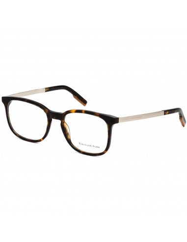 Ermenegildo Zegna Men's Eyeglasses - Shiny Havana/Silver Plastic Frame | EZ5143 052 Comparez et commandez 