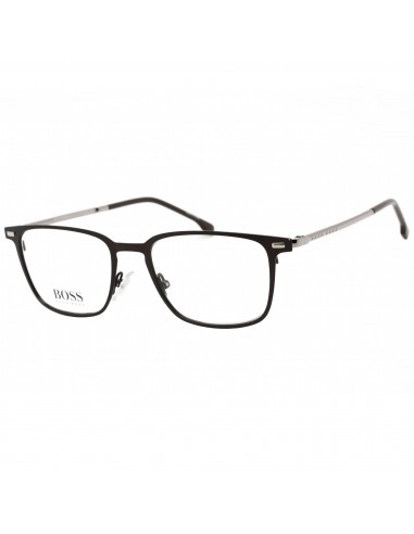 Hugo Boss Men's Eyeglasses - Clear Demo Lens Matte Brown Square Frame | 1021 04IN 00 la livraison gratuite