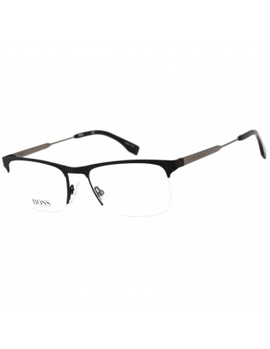 Hugo Boss Men's Eyeglasses - Clear Demo Lens Matte Black Half Rim Frame | 0998 0003 00 à prix réduit toute l'année