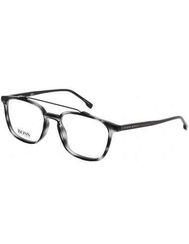 Hugo Boss Men's Eyeglasses - Clear Lens Grey Horn Acetate Frame | Boss 1049 02W8 00 Le MVP de beaucoup