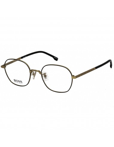 Hugo Boss Men's Eyeglasses - Clear Demo Lens Gold Black Round Frame | 1109/F 0NZ 00 Profitez des Offres !