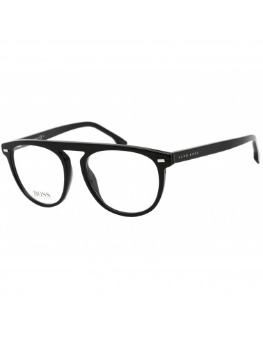 Hugo Boss Men's Eyeglasses - Clear Lens Black Acetate Full Rim Frame | 1129 807 Livraison rapide