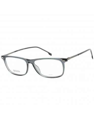 Hugo Boss Unisex Eyeglasses - Clear Lens Grey Acetate Frame | BOSS 1229/U 0KB7 00 Jusqu'à 80% De Réduction