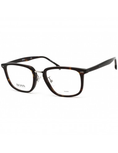 Hugo Boss Men's Eyeglasses - Havana Rectangular Acetate Frame | BOSS 1341/F 0086 00 en ligne