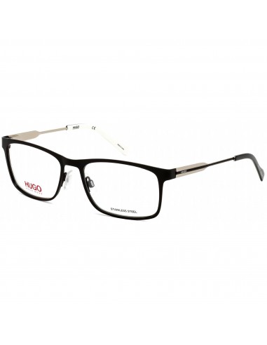 Hugo Men's Eyeglasses - Matte Black/Silver Stainless Steel Frame | HG 0231 0003 00 Comparez plus de prix