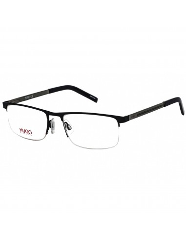 Hugo Men's Eyeglasses - Clear Lens Matte Blue Rectangular Frame | HG 1117 0FLL 00 commande en ligne