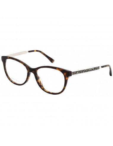 Jimmy Choo Women's Eyeglasses - Clear Lens Dark Havana Square Frame | JC 202 0086 00 plus qu'un jeu 