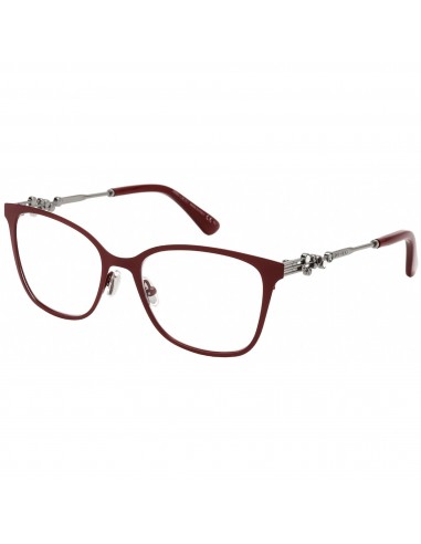 Jimmy Choo Women's Eyeglasses - Clear Lens Opal Burgundy/Silver | JC 212 0LHF 00 la colonne vertébrale