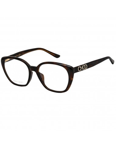 Jimmy Choo Women's Eyeglasses - Clear Lens Havana Cat Eye Frame | JC 252/F 0086 00 2 - 3 jours ouvrés.