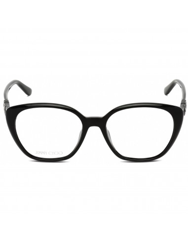 Jimmy Choo Women's Eyeglasses - Clear Lens Black Cat Eye Frame | JC 252/F 0807 00 les ctes