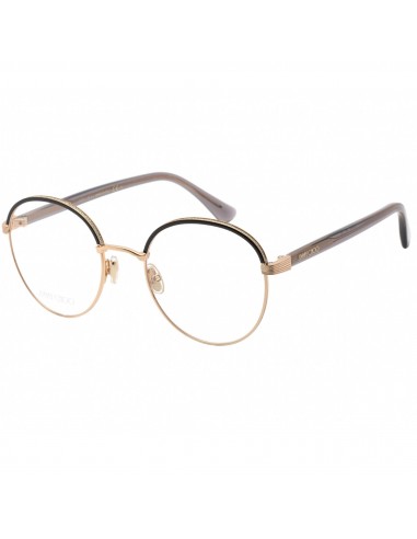 Jimmy Choo Women's Eyeglasses - Clear Lens Gold Metal Round Frame | JC 267/G 0J5G 00 chez Cornerstreet bien 