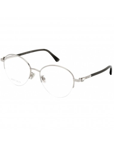 Jimmy Choo Women's Eyeglasses - Clear Lens Silver Black Glitter | JC 290/F 06W2 00 Comparez plus de prix