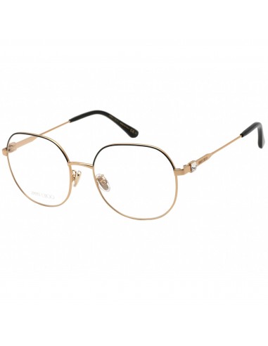 Jimmy Choo Women's Eyeglasses - Clear Demo Lens Black Gold Frame | JC 305/G 02M2 00 france