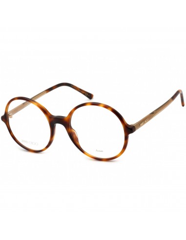 Jimmy Choo Women's Eyeglasses - Havana and Brown Round Shaped Frame | JC 344 0086 00 commande en ligne