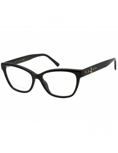 Jimmy Choo Women's Eyeglasses - Clear Demo Lens Black Cat Eye Frame | JC 334 0807 00 en ligne