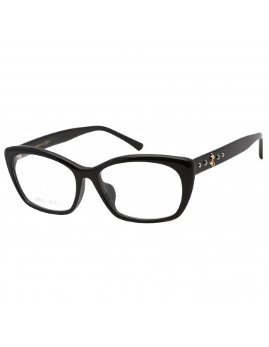 Jimmy Choo Women's Eyeglasses - Clear Lens Black Cat Eye Frame | JC 346/F 0807 00 ou a consommer sur place