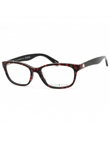 Kate Spade Women's Eyeglasses - Black/Red Rectangular Acetate Frame | Brylie 07RM 00 sur le site 