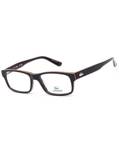 Lacoste Men's Eyeglasses - Clear Demo Lens Blue/Purple Rectangular Frame | L2705 414 commande en ligne