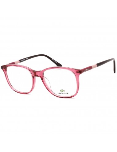 Lacoste Unisex Eyeglasses - Rose and Brown Square Shaped Plastic Frame | L2770 662 Les êtres humains sont 