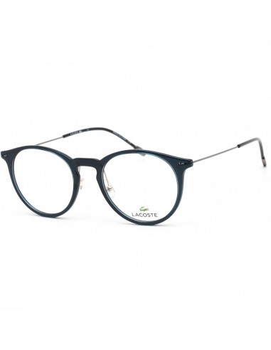 Lacoste Men's Eyeglasses - Clear Demo Lens Blue Acetate Full Rim Frame | L2846 424 france