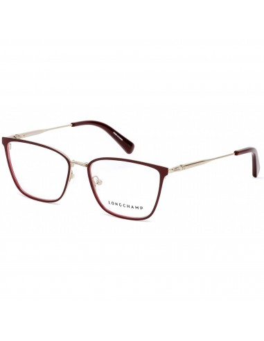 Longchamp Women's Eyeglasses - Clear Demo Lens Burgundy Square Frame | LO2125 604 Profitez des Offres !