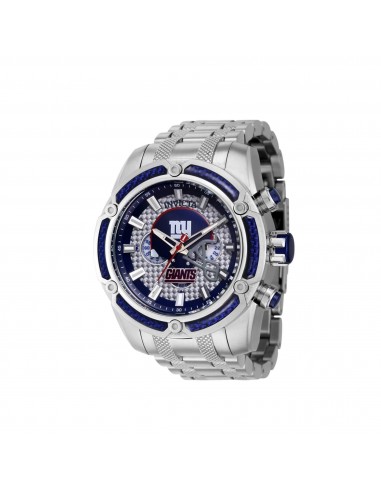 Invicta Men's Watch - NFL New York Giants Chronograph Silver Steel Bracelet | 41805 pas cher chine