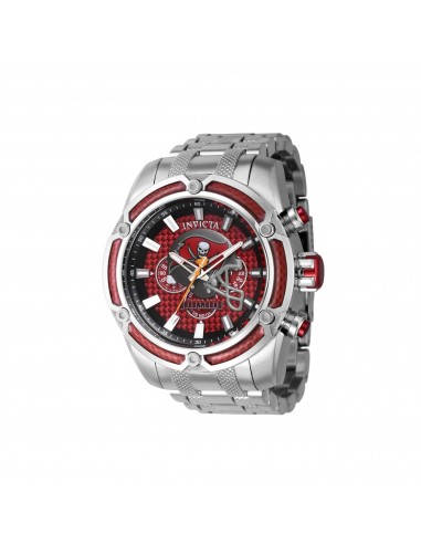 Invicta Men's Watch - NFL Tampa Bay Buccaneers Chrono Silver Steel Bracelet | 41811 le concept de la Pate a emporter 