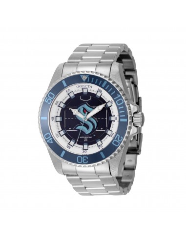 Invicta Men's Watch - NHL Seattle Kraken Silver Stainless Steel Bracelet | 42248 outlet